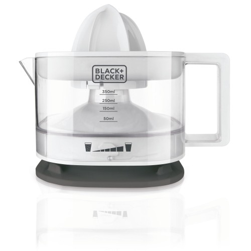 BXCJ25E Black+Decker citrusinių vaisių sulčiaspaudė su 0.35l plastikiniu indu 25W