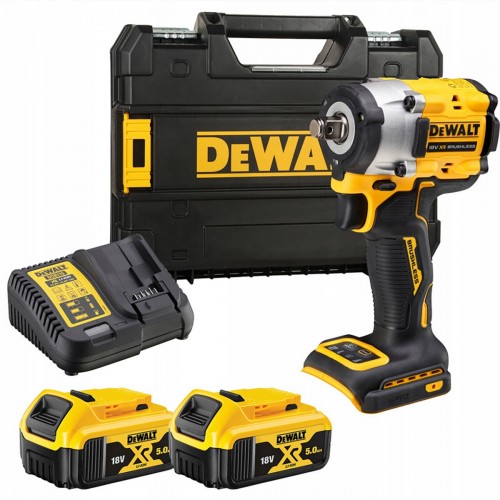 DCF921P2T DeWALT 18V smūginis 1/2" veržliasukis (2x5.0 Ah)
