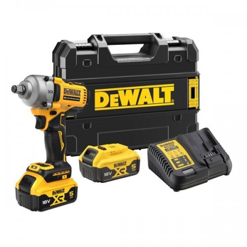 DCF891P2LRT DeWALT 18V smūginis veržliasukis (2x5.0 Ah)