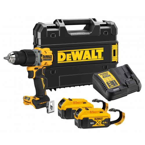 DCD805E2T DeWALT 18V suktuvas-smūginis gręžtuvas (2x1.7 Ah)