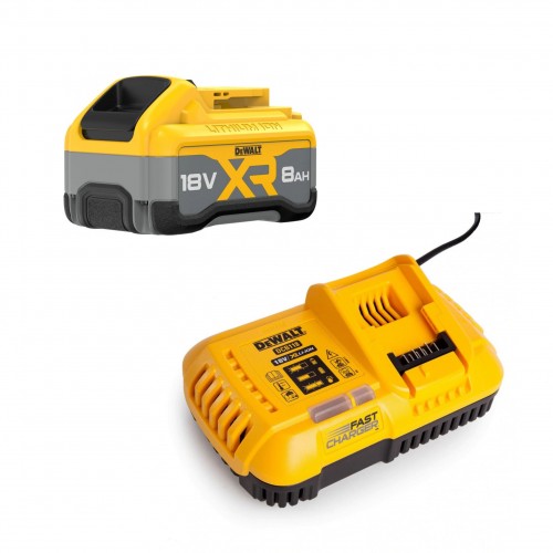 DCB118W1 DeWALT baterijų ir greitojo kroviklio rinkinys (1x8.0 Ah)