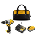 DCD996W1C DeWALT 18V suktuvas – smūginis gręžtuvas ir minkštas krepšys (1x8.0 Ah)