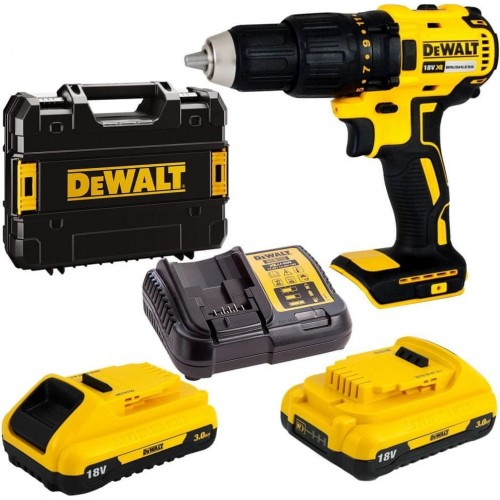 EKSPOZICINIS DCD777L2T DeWALT 18V suktuvas-gręžtuvas (2x3.0 Ah)
