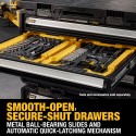 DWST60520-1 DeWALT TOUGHSYSTEM 2.0 DXL 4in1 mobilus dėžių rinkinys su ratukais ir stalviršiu
