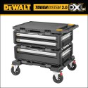 DWST60520-1 DeWALT TOUGHSYSTEM 2.0 DXL 4in1 mobilus dėžių rinkinys su ratukais ir stalviršiu