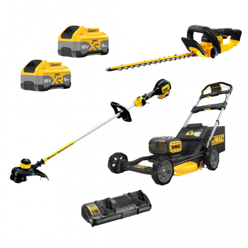 DCMK301W2 DeWALT 18V sodo ir daržo priežiūros rinkinys (2x8.0 Ah)