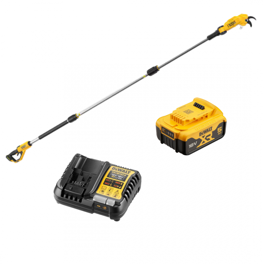 DCMPP569P1 DeWALT 18V teleskopinis sekatorius (1x5.0 Ah)