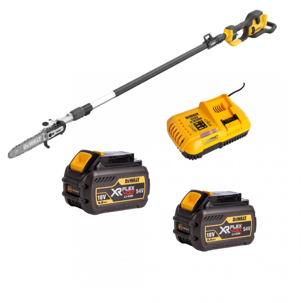 DCMPS635T2 DeWALT 54V genėtuvas 350 cm (2x6.0 Ah)