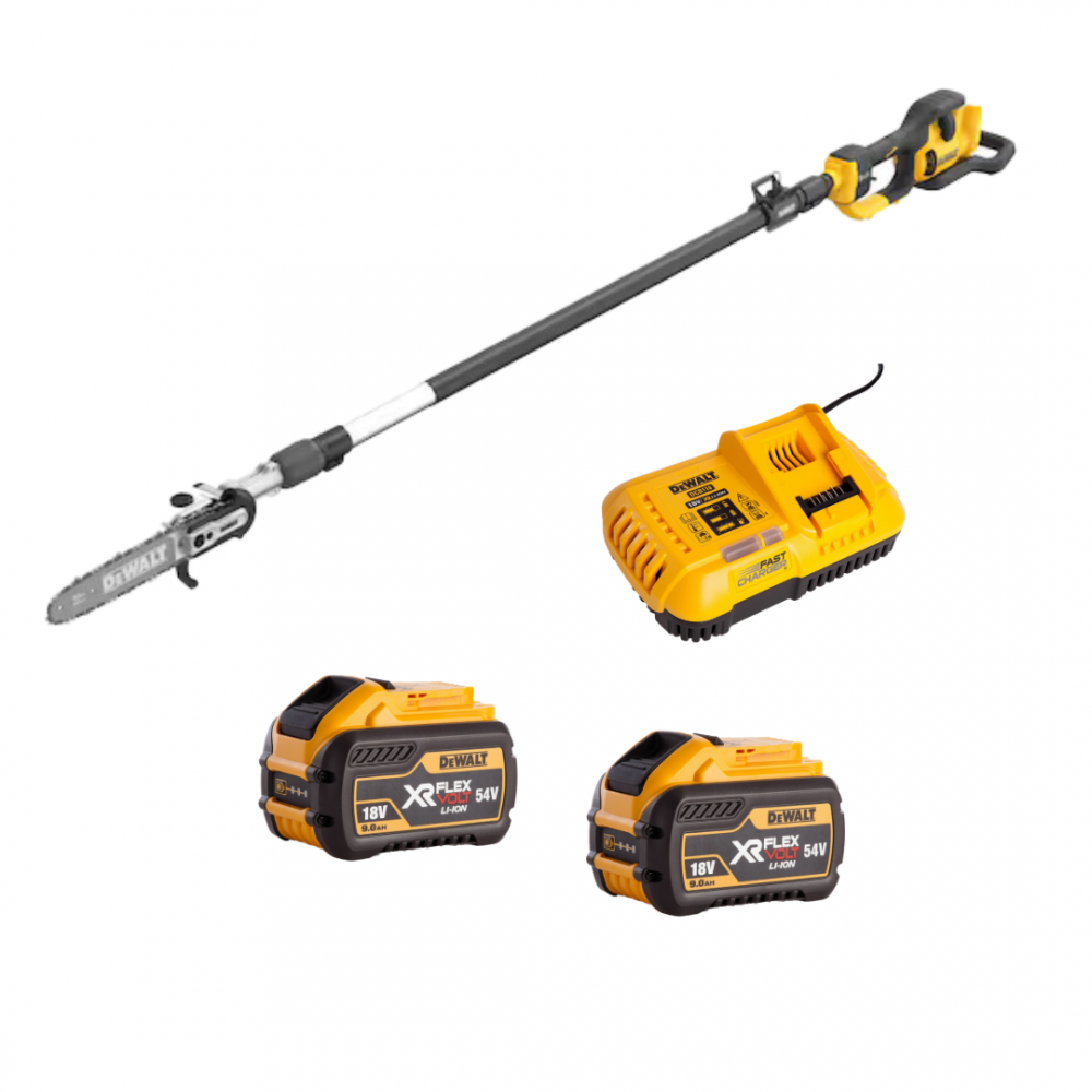 DCMPS635X2 DeWALT 54V genėtuvas 350 cm (2x9.0 Ah)