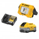 DCL077W1 DeWALT 12V/18V šviestuvas (1x8.0 Ah)