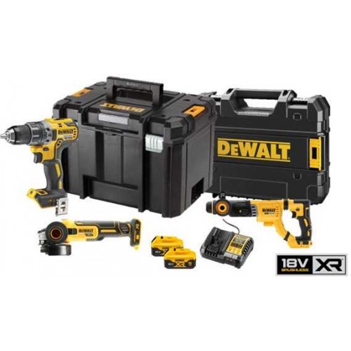 DCK327P2T DeWALT 18V įrankių rinkinys (2x5.0 Ah)