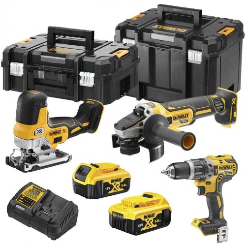 DCK329P2T DeWALT 18V įrankių rinkinys (2x5.0 Ah)
