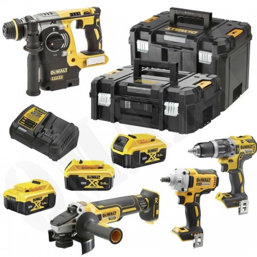 DCK428P3T DeWALT 18V įrankių rinkinys (3x5.0 Ah)