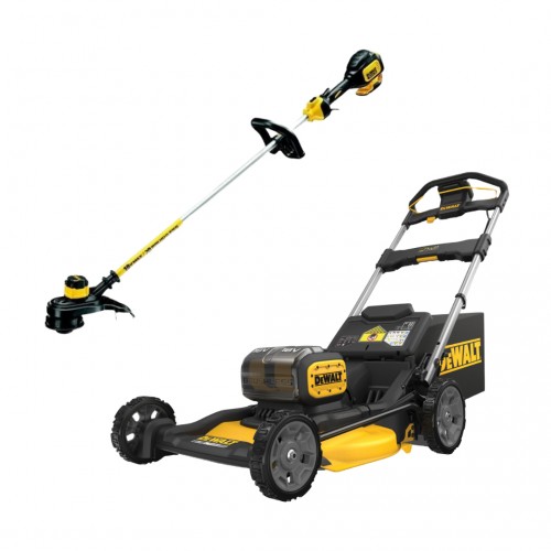 DCMWSP156N DeWALT 2x18V savaeigė akumuliatorinė žoliapjovė + DCM561PB 18V trimeris
