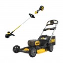 DCMWSP156N DeWALT 2x18V savaeigė akumuliatorinė žoliapjovė + DCM561PB 18V trimeris