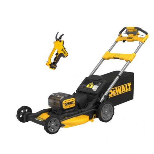 DCMWSP156N DeWALT 2x18V savaeigė akumuliatorinė žoliapjovė + DCMPP568N 18V sekatorius