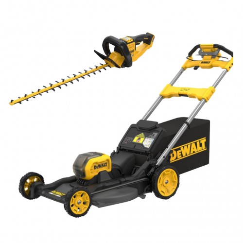 DCMWSP550N DeWALT 54V FLEXVOLT savaeigė žoliapjovė + DCMHT573N 54V gyvatvorių žirklės
