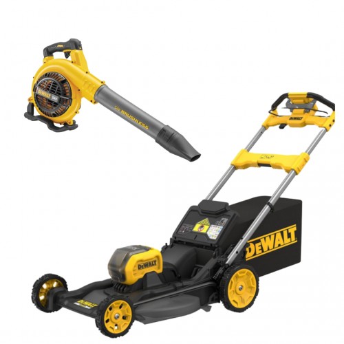 DCMWSP550N DeWALT 54V FLEXVOLT savaeigė žoliapjovė + DCM572N 54V lapų pūstuvas