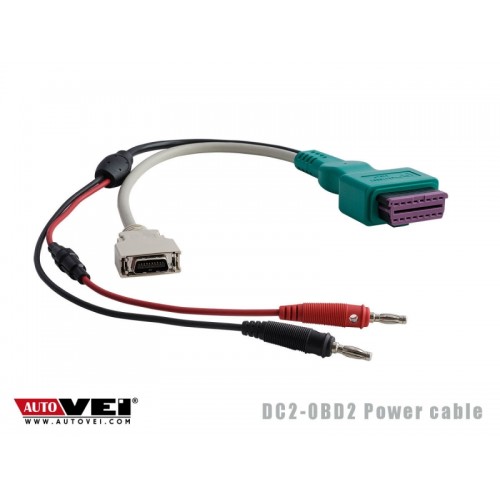 D165120003 Autovei DC2–OBD2 maitinimo kabelis