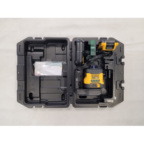 DCLE34031N DeWALT 18V XR 3 x 360° kompaktiškas lazerinis nivelyras
