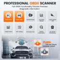 AD410 PRO Ancel OBD2 automobilio klaidų skaitytuvas ir 6V/12V akumuliatoriaus apkrovos testeris