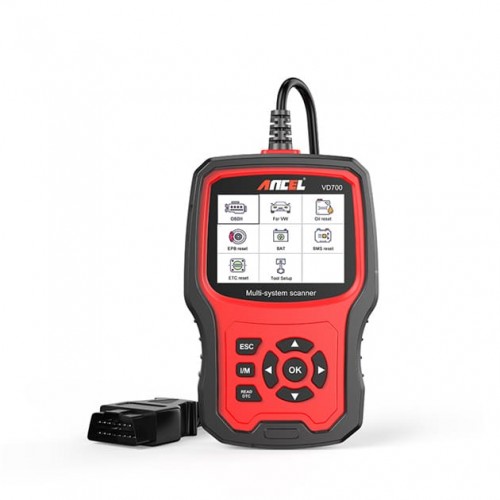 VD700 Ancel automobilinis OBD kodų skaitytuvas