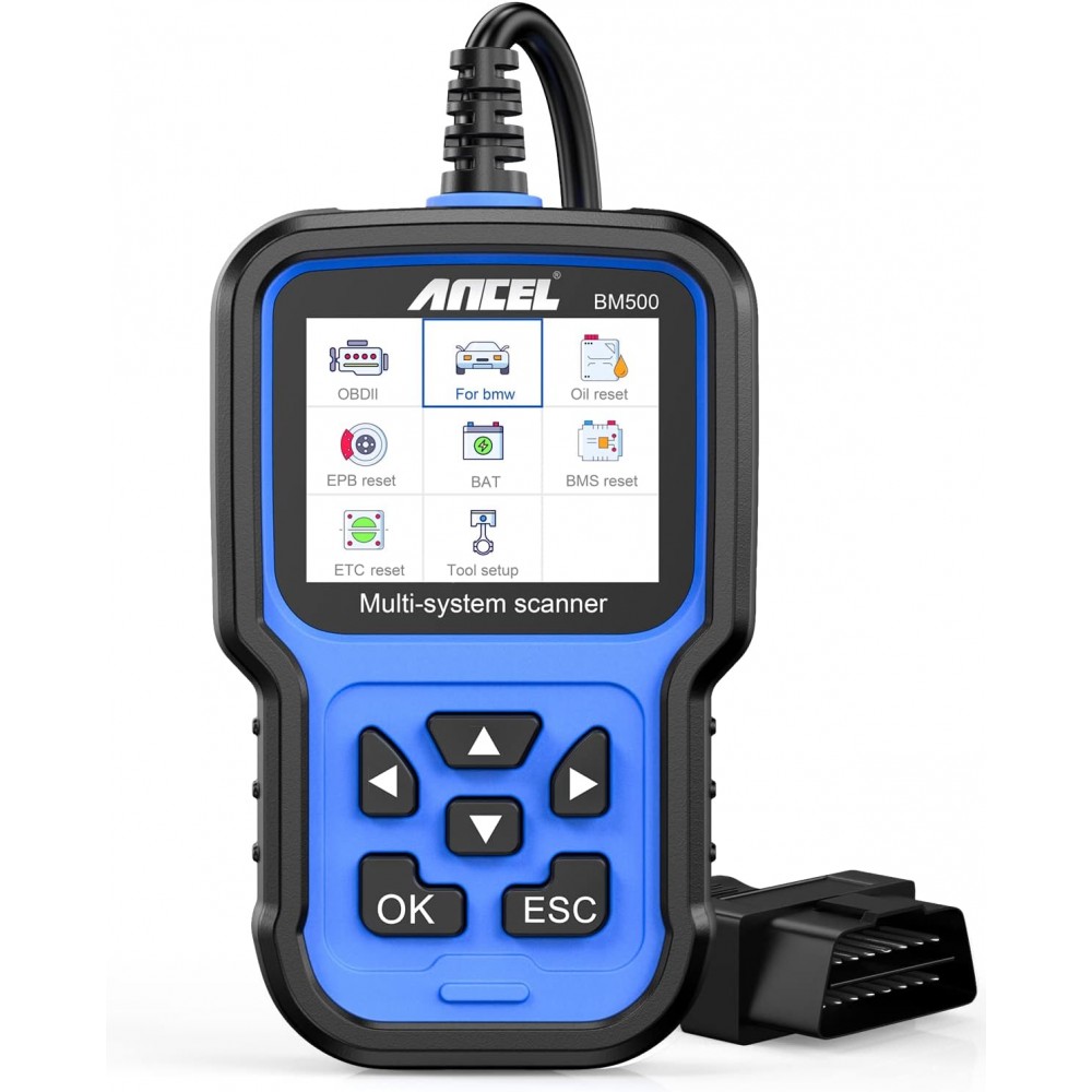 BM500 Ancel VD700 automobilinis OBD kodų skaitytuvas