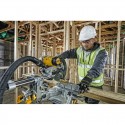 DWS727 DeWALT skersinio pjovimo staklės (250mm) + DWV905M DeWALT sauso/šlapio valymo statybinis dulkių siurblys