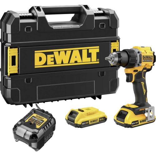 DCD794D2T DEWALT 18 V smūginis gręžtuvas-suktuvas 2 x 2,0 Ah