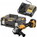 DCG407M1T DEWALT 18 V akumuliatorinis bešepetėlinis kampinis šlifuoklis