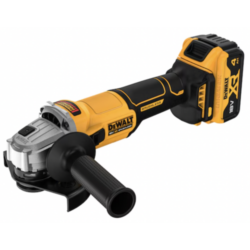 DCG407M2T DEWALT 18 V XR bešepetėlinis 125 mm kampinis šlifuoklis
