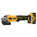 DCG407M2T DEWALT 18 V XR bešepetėlinis 125 mm kampinis šlifuoklis