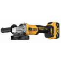 DCG407M2T DEWALT 18 V XR bešepetėlinis 125 mm kampinis šlifuoklis
