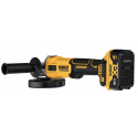 DCG407M2T DEWALT 18 V XR bešepetėlinis 125 mm kampinis šlifuoklis