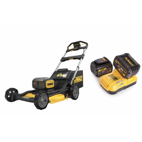 DCMWP134N DeWALT akumuliatorinė žoliapjovė + DCB118T2 DeWALT FLEXVOLT 54V baterijų ir kroviklio rinkinys (2x6.0 Ah)