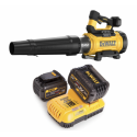 DCMBL777N DeWALT XR FLEXVOLT 54V lapų pūstuvas + DCB118T2 DeWALT FLEXVOLT 54V baterijų ir kroviklio rinkinys (2x6.0 Ah)
