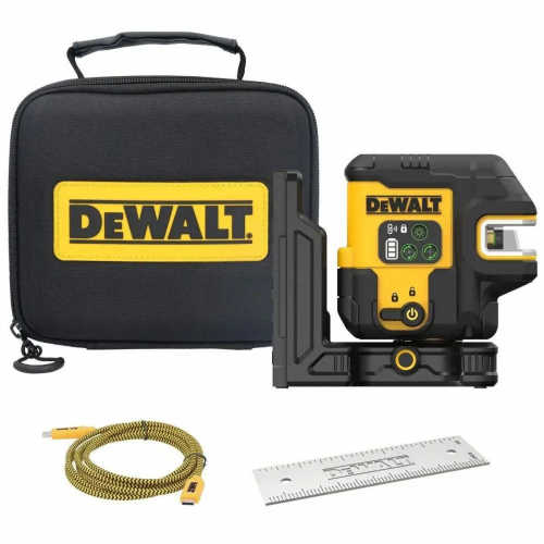 DCLE14251GB DeWALT žalias lazeris su integruota baterija
