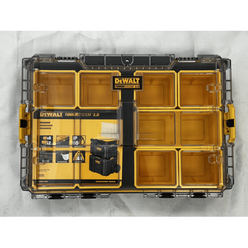 DWST83394-1 DeWALT  TOUGHSYSTEM 2.0 dėžė su permatomu dangčiu