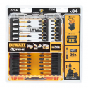 DT70746T DeWALT sukimo antgalių rinkinys 34 vnt.