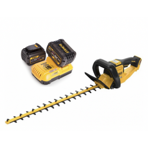 DCMHT573N DeWALT 54V FLEXVOLT gyvatvorių žirklės + DCB118T2 DeWALT 54V baterijų ir kroviklio rinkinys (2x6.0 Ah)