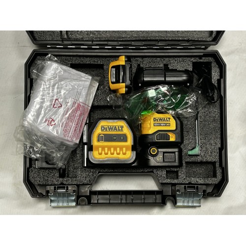 DCE088D1G18 DeWALT 12/18V kryžminių linijų lazerinis nivelyras (1x2.0 Ah)