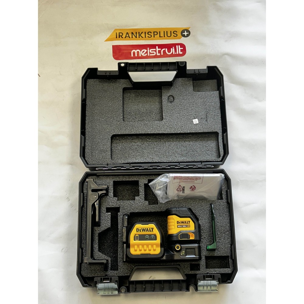 DCE088NG18 DeWALT 12/18V kryžminių linijų lazerinis nivelyras