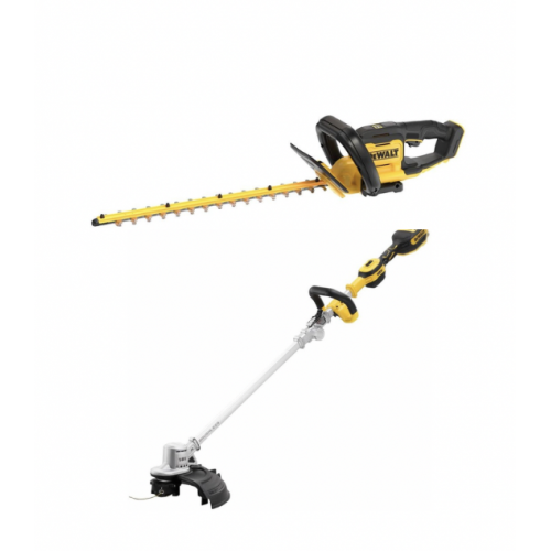DCMHT564N DeWALT 18V gyvatvorių žirklės 55 cm + DCMST561N DeWALT 18V sulankstomas trimeris