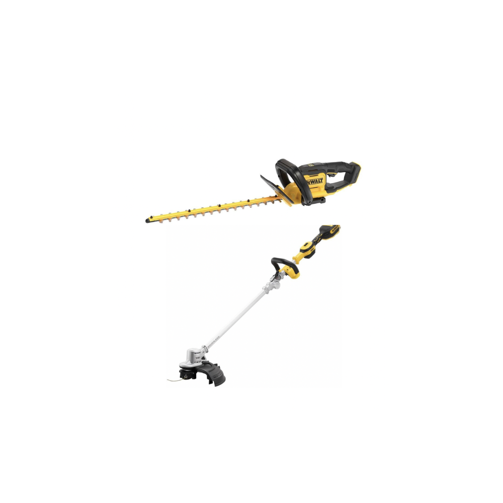 DCMHT564N DeWALT 18V gyvatvorių žirklės 55 cm + DCMST561N DeWALT 18V sulankstomas trimeris