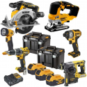 DCK690P3T DeWALT 18V kombinuotas elektrinių įrankių rinkinys (3x5.0 Ah)