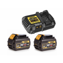 DCB116+DCB116 DeWALT kroviklių rinkinys 10.8V/12V/14.4V/18V/54V Li-Ion