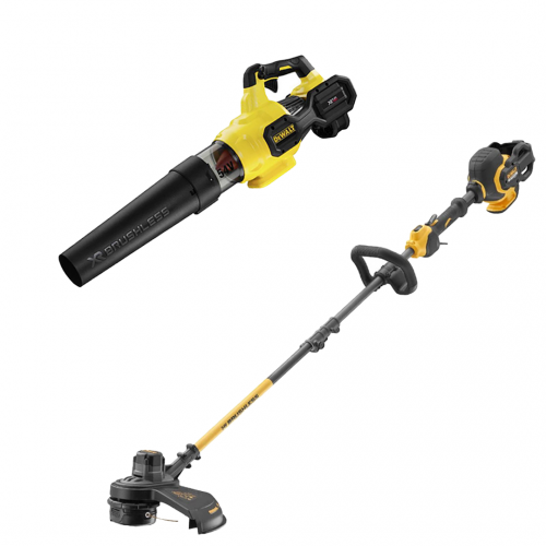 DCMBA572N DeWALT 54V lapų pūstuvas + DCM5713N 54V trimeris