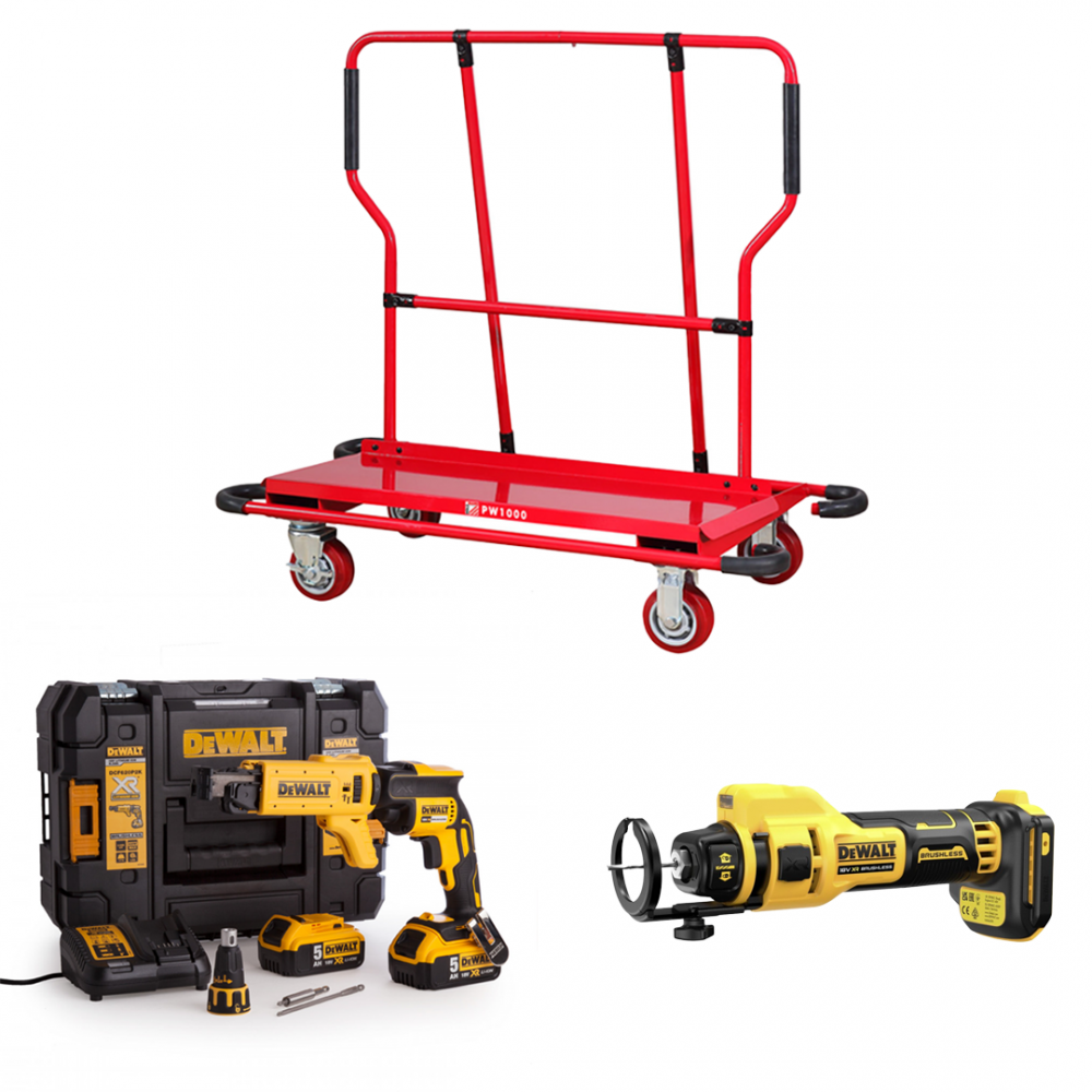 Akumuliatorinis gipskartonio grežtuvas +3 dėžės varžtų gipso kartonui