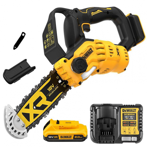 DCMPS520D1 DeWALT 18V XR akumuliatorinis genėjimo pjūklas 20 cm (1x2.0Ah)