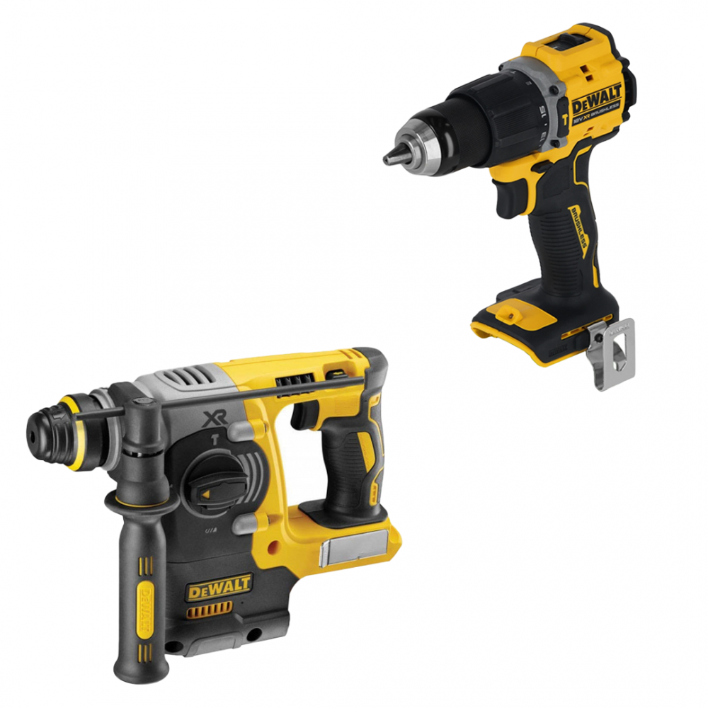 DCD799N DEWALT 18 V smūginis gręžtuvas-suktuvas